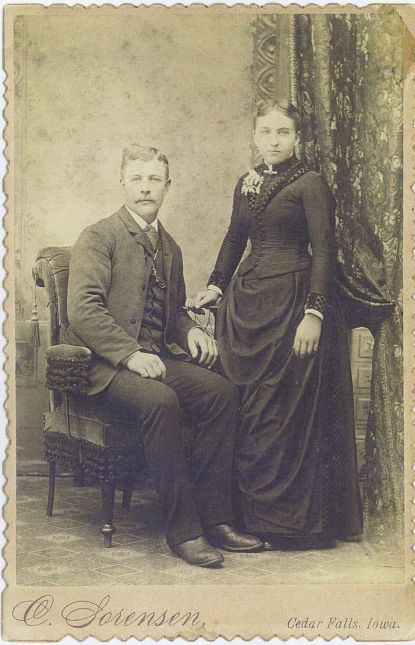 BryllupJamesOleJohanneCahrineJoergensen1889